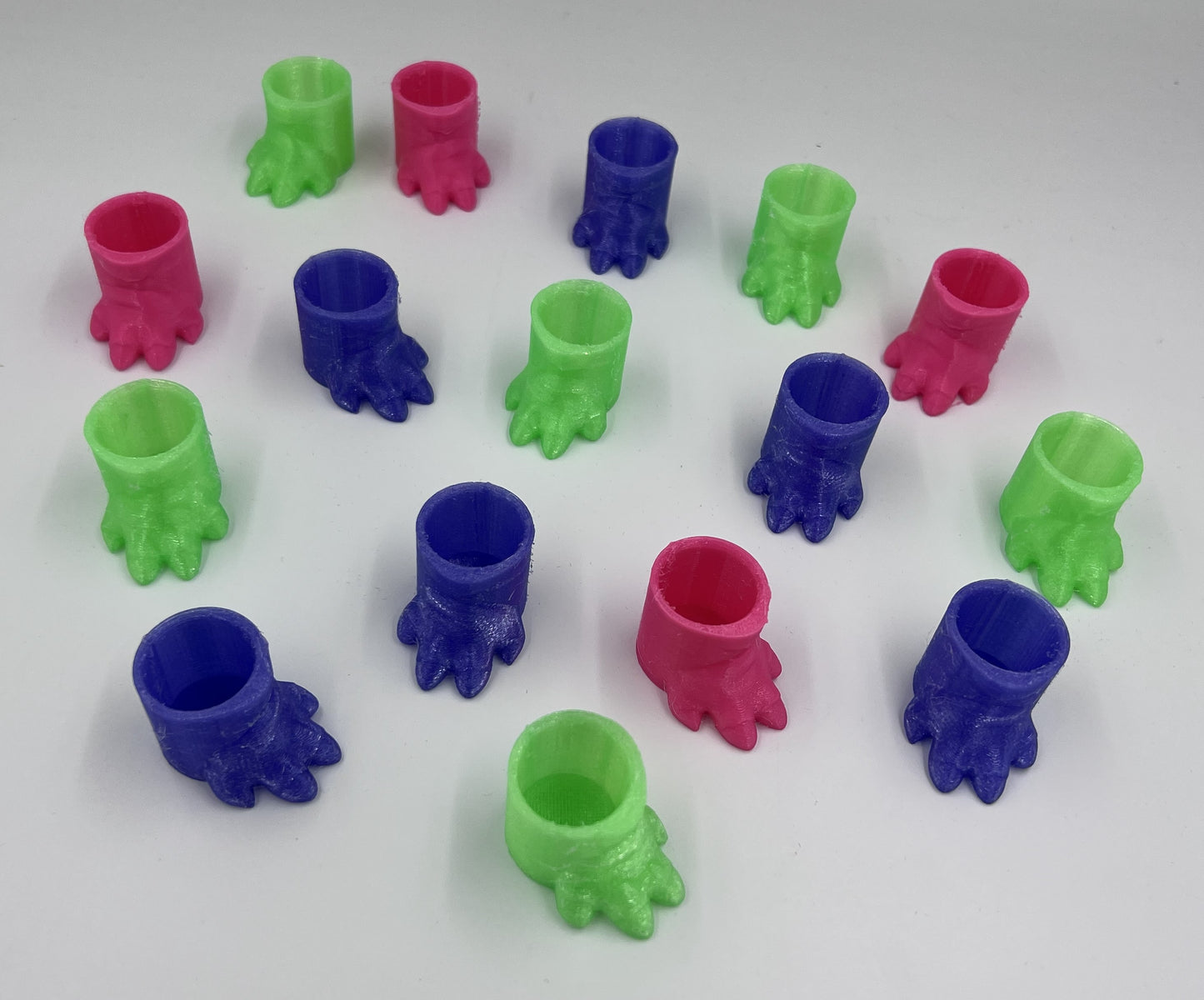 TPU Chair Leg Floor Protectors, Classroom Stool Leg Protector Caps, Chair Leg Caps for Hardwood Floors and Schools, Folding Metal Chairs Legs Tip Replacement