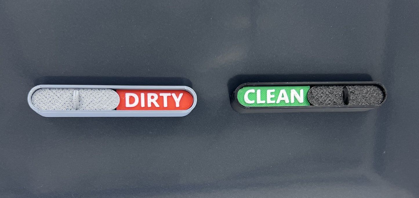 Dishwasher Dirty/Clean Magnetic Sign